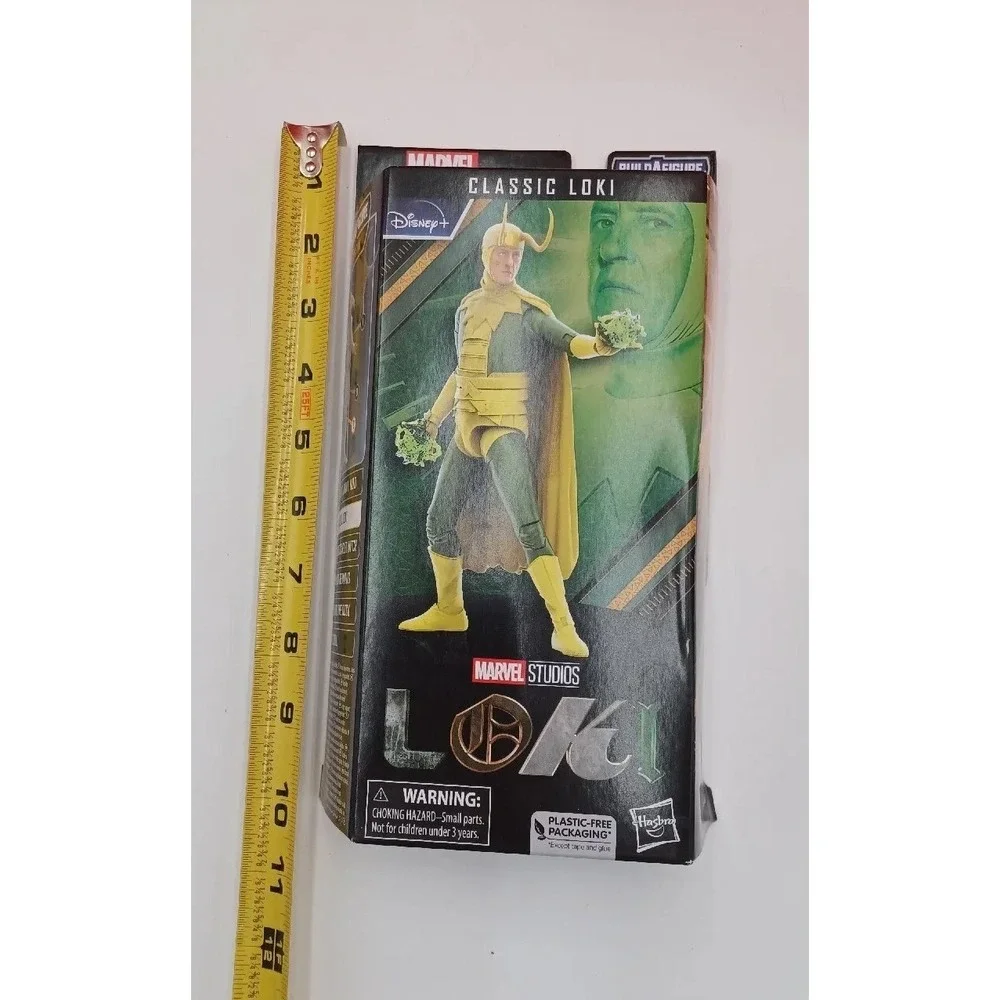 Loki Marvel Legends Classic Loki. In box. I don't think‎ it's ever been opened.